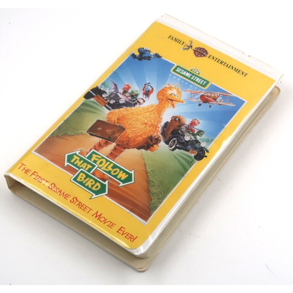 Follow That Bird VHS - First Sesame Street Movie Clamshell  - Jim Henson